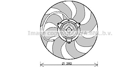 AVA QUALITY COOLING Ventilators, Motora dzesēšanas sistēma AI7513